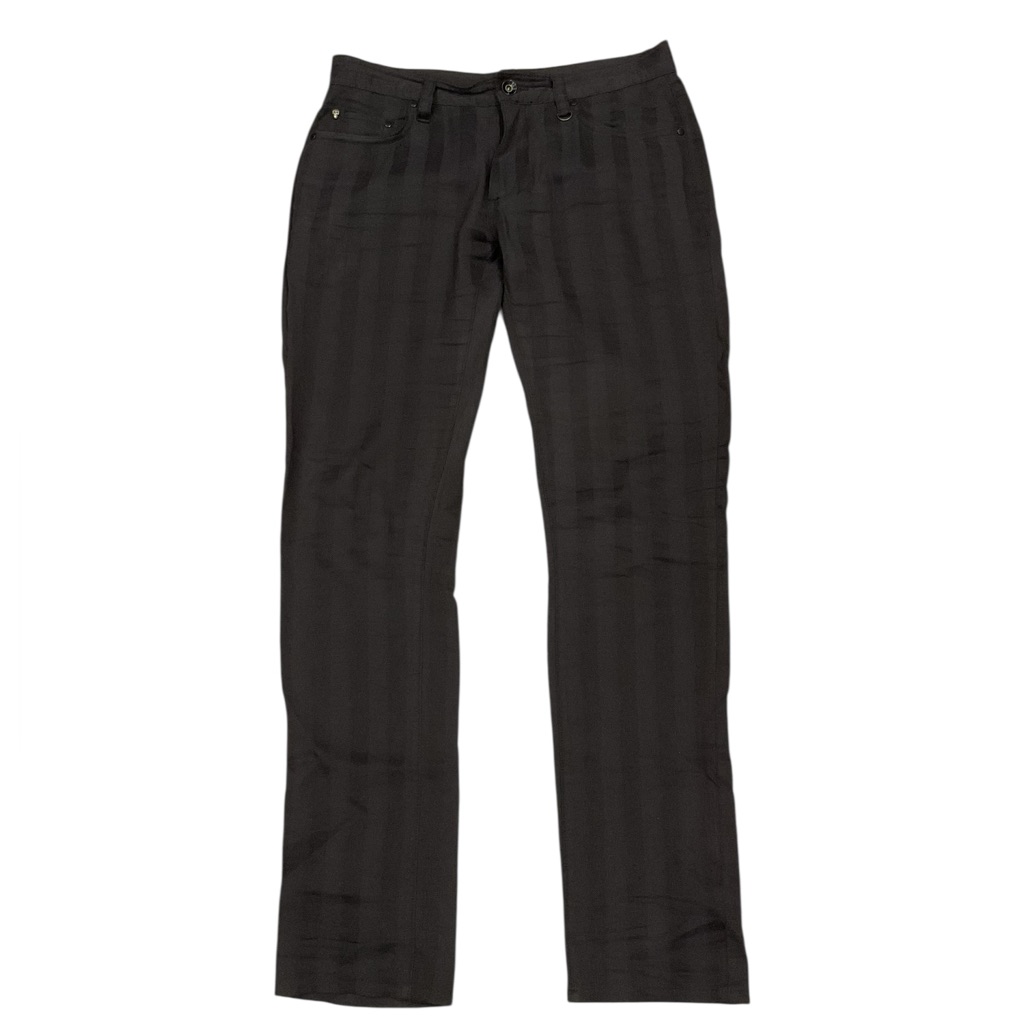 John Varvatos Men’s Navy Skinny Linen Blend Pants